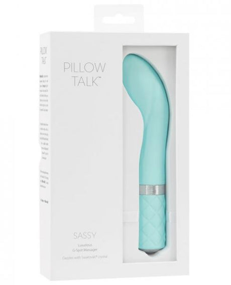Pillow Talk Sassy G Spot Vibrator Teal