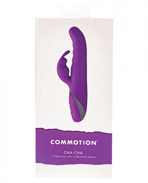 Commotion Cha Cha Plum Purple Rabbit Vibrator