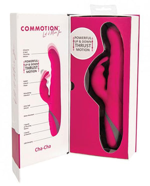 Commotion Cha Cha Raspberry Red Rabbit Vibrator