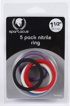 Rainbow Nitrile C Ring 5 Pack 1.5 Inches