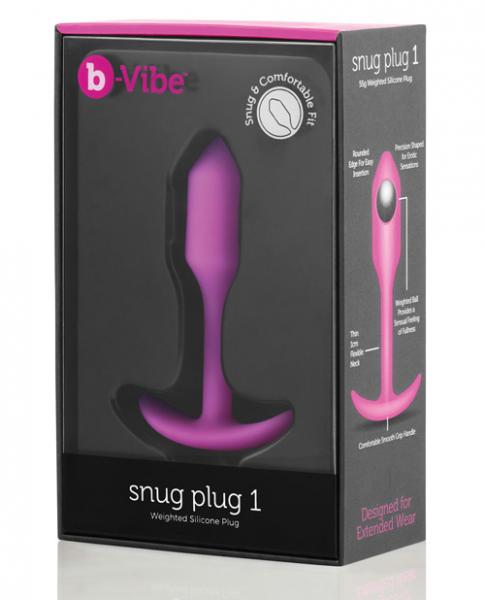 B Vibe Snug Plug 1 1.94 Ounces Weight Fuchsia