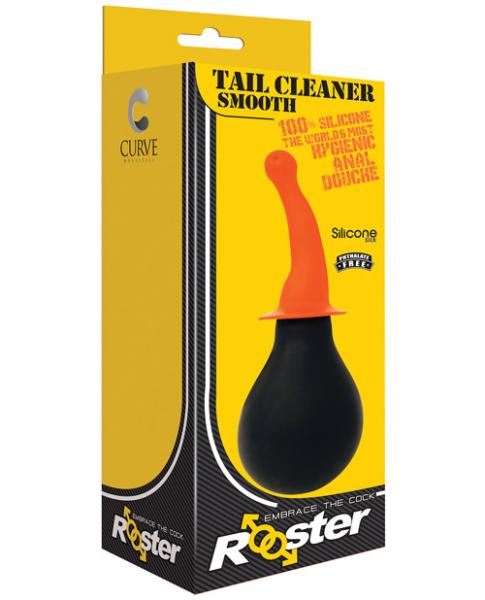 Rooster Tail Cleaner Smooth Orange Anal Douche