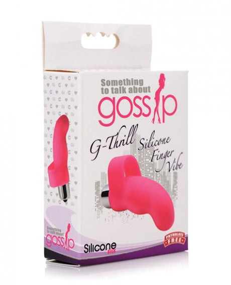 G Thrill Silicone Finger Vibe Magenta