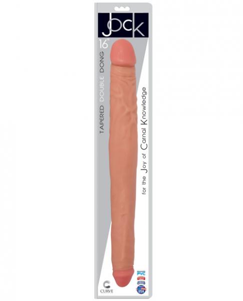 Jock 16 Inches Double Dong Vanilla Beige