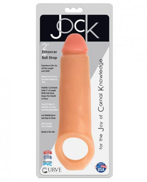 Jock Enhancer 2 Inches Extender With Ball Strap Beige