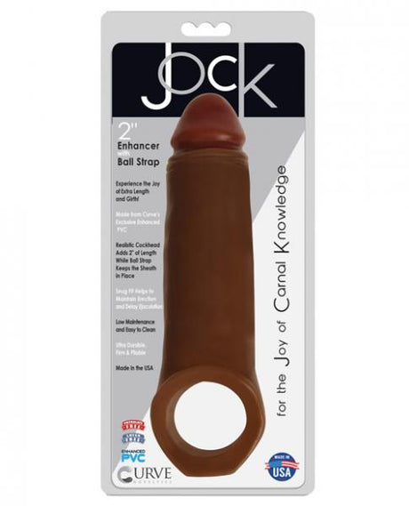 Jock Enhancer 2 Inches Extender With Ball Strap Brown