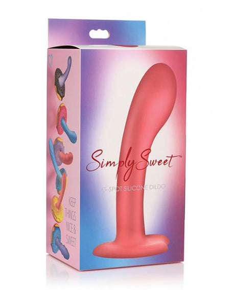 G Spot Silicone Pink Dildo