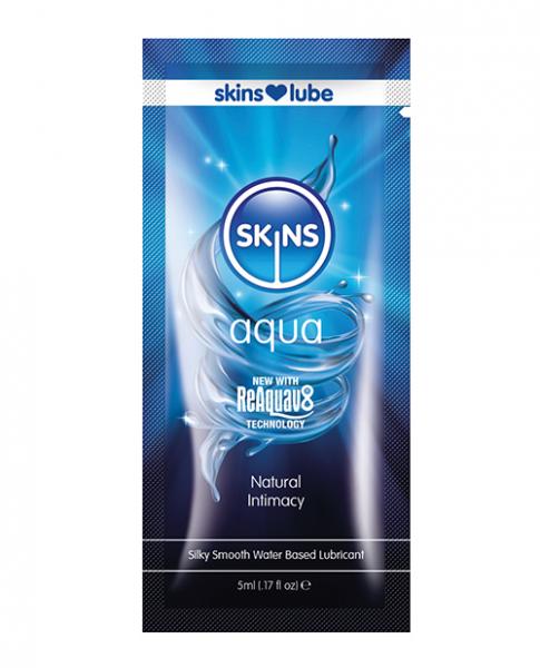 Skins Aqua Water Based Lubricant 5 Ml Foil