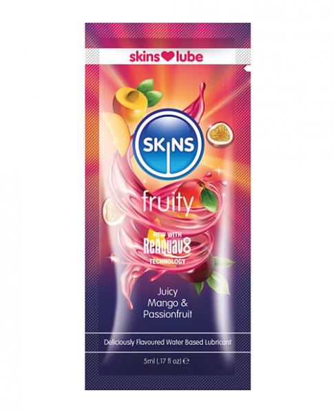 Skins Water Based Lubricant 5 Ml Foil Mango & Passionfruit