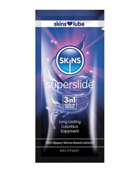 Skins Super Slide Silicone Based Lubricant 5 Ml Foil