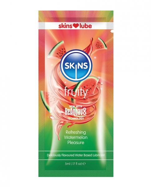 Skins Water Based Lubricant 5 Ml Foil Watermelon