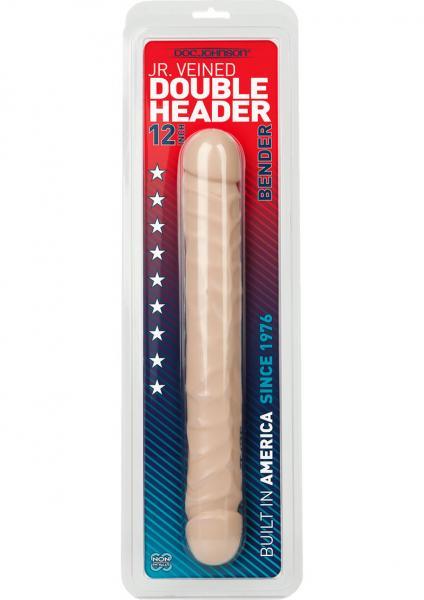 Jr Veined Double Header Bender 12 Inches Beige
