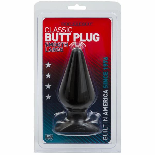 Classic Butt Plug Large Black