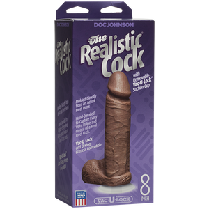The Realistic Cock 8" Tan