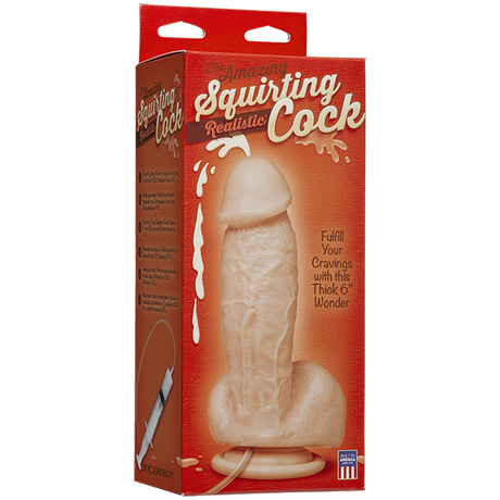 The Amazing Squirting Realistic Cock Beige