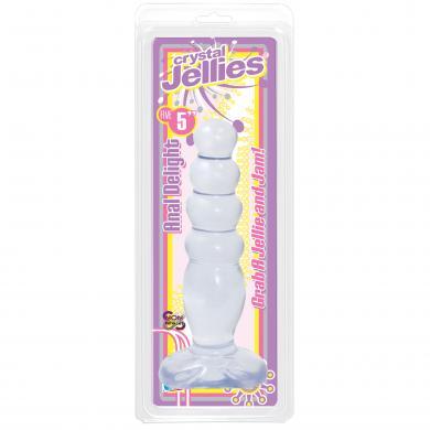 Crystal Jellies Anal Delight 5 Inches Clear