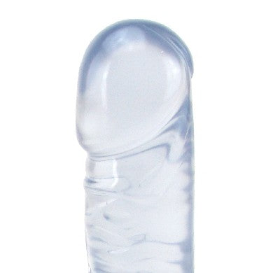 Crystal Jellies 8 Inch Classic Dildo In Clear