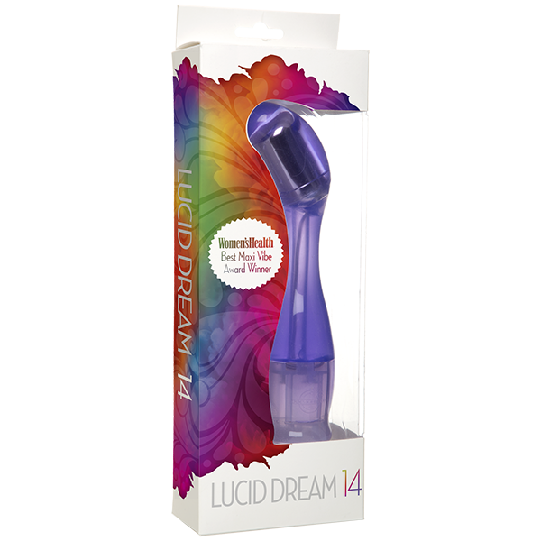 Lucid Dream No 14 Multi Speed Waterproof G Spot Vibrator Purple