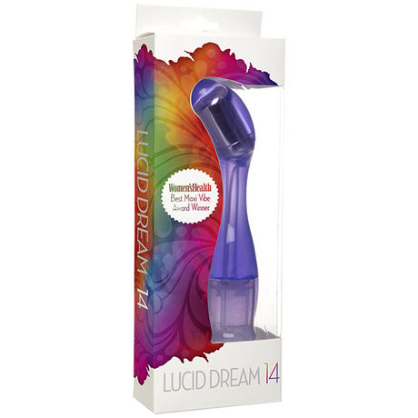 Lucid Dream No 14 Multi Speed Waterproof G Spot Vibrator Purple