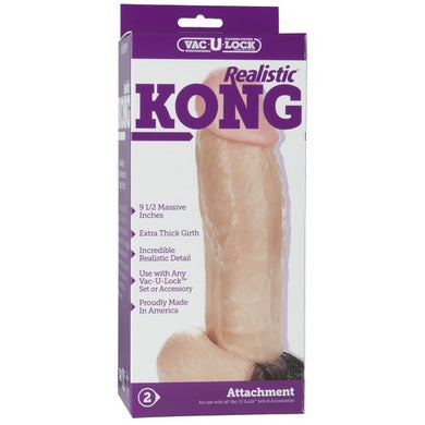 Vac U Lock 9.5" Realistic Kong Dong