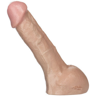 Vac U Lock 7" Realistic Perfect Erect Cock Beige