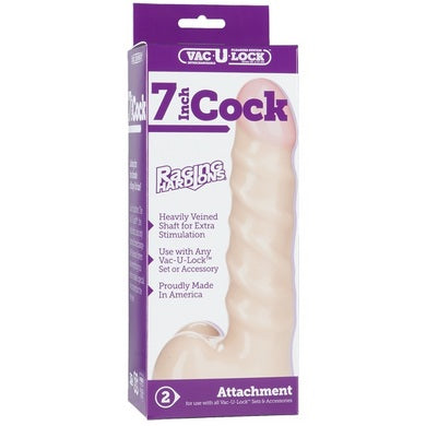 Vac U Lock 7" Raging Hard Ons Cock Beige