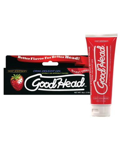 Good Head Oral Delight Gel Sweet Strawberry 4oz