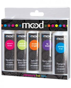 Mood Lube Pleasure For Him 5 Pack 1oz Bottles