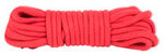 Japanese Style Bondage Rope Cotton Red 32 Feet