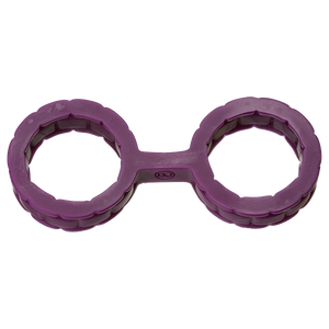 Japanese Bondage Silicone Cuffs Small Purple