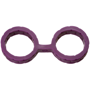 Japanese Bondage Silicone Cuffs Large Purple