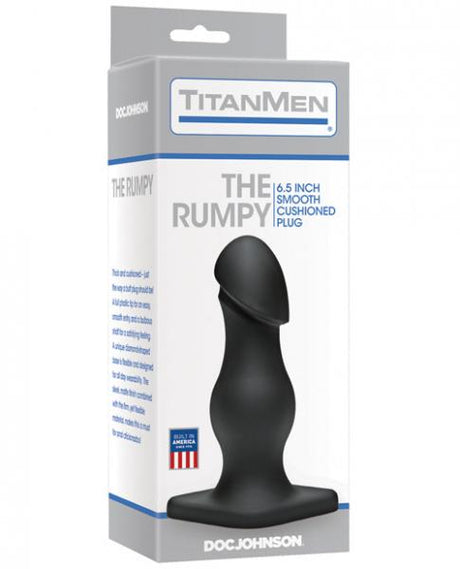 Titanmen The Rumpy Black Butt Plug