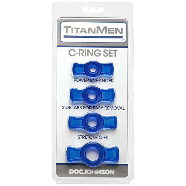 Titanmen Tools C Ring Set Blue