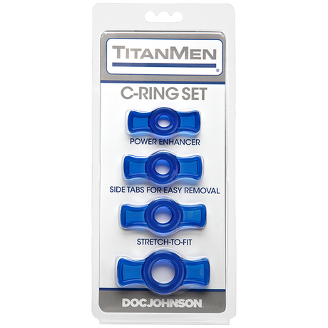 Titanmen Tools C Ring Set Blue