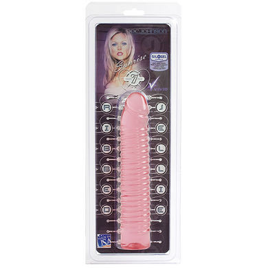 Vivid Ribbed Jellie Cock Sunrise Pink