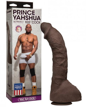 Prince Yahshua Ultraskyn 10.5 Inches Cock Brown Dildo
