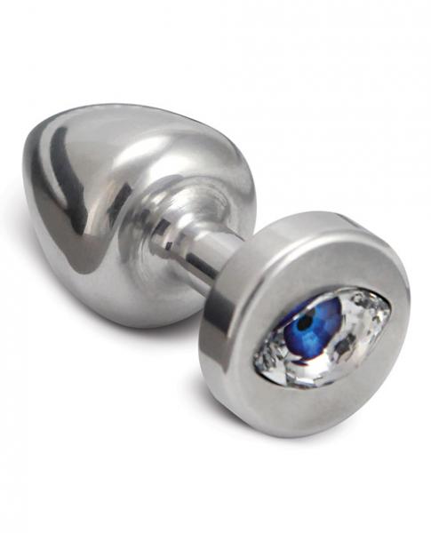 Diogol Anni R Cat's Eye T1 Butt Plug Crystal Silver