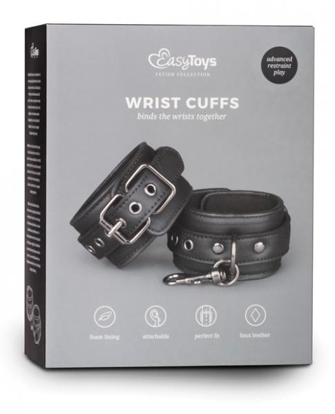 Easy Toys Fetish Wrist Cuffs Black