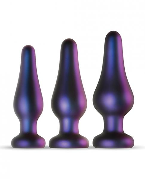 Hueman Comets Butt Plug Set Of 3 Purple