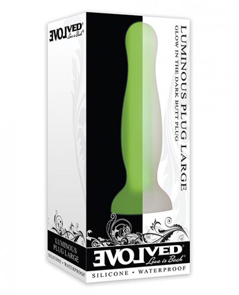 Luminous Anal Plug Large Green