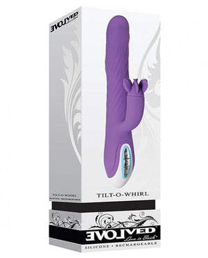 Tilt O Whirl Purple Rabbit Vibrator
