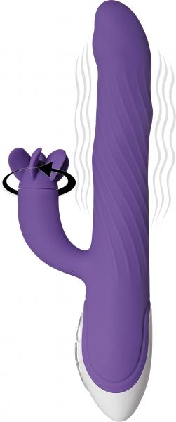 Tilt O Whirl Purple Rabbit Vibrator