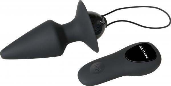 Evolved Plug & Play Remote Anal Plug Black