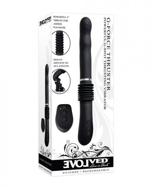 Evolved G Force Thruster Rechargeable Silicone Black