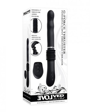 Evolved G Force Thruster Rechargeable Silicone Black