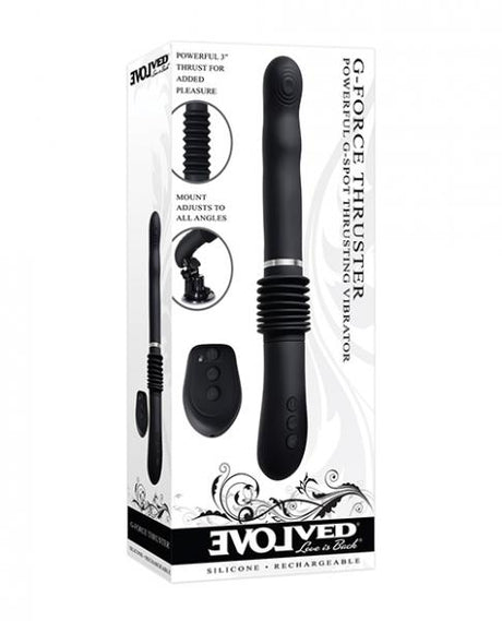 Evolved G Force Thruster Rechargeable Silicone Black