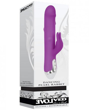 Dancing Pearl Rabbit Vibrator Purple