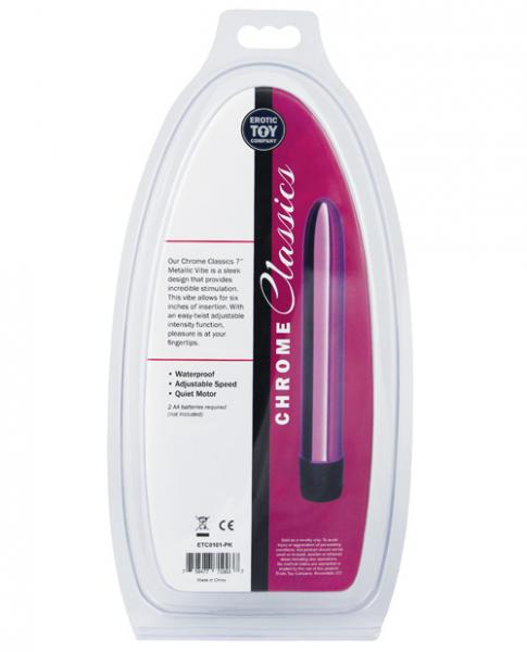 Etc Chrome Classic Metallic 7 Inches Vibe Pink