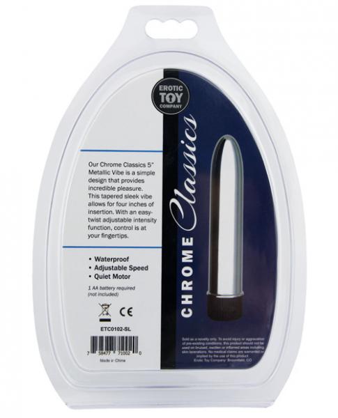 Etc Chrome Classic Metallic 5 Inches Vibe Silver