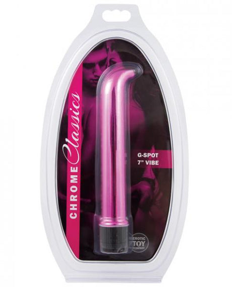 Etc Chrome Classics Metallic 7 Inches G Spot Vibe Pink